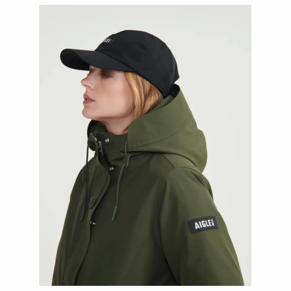 Parka Longue Matelassée Goretex | Vert kaki