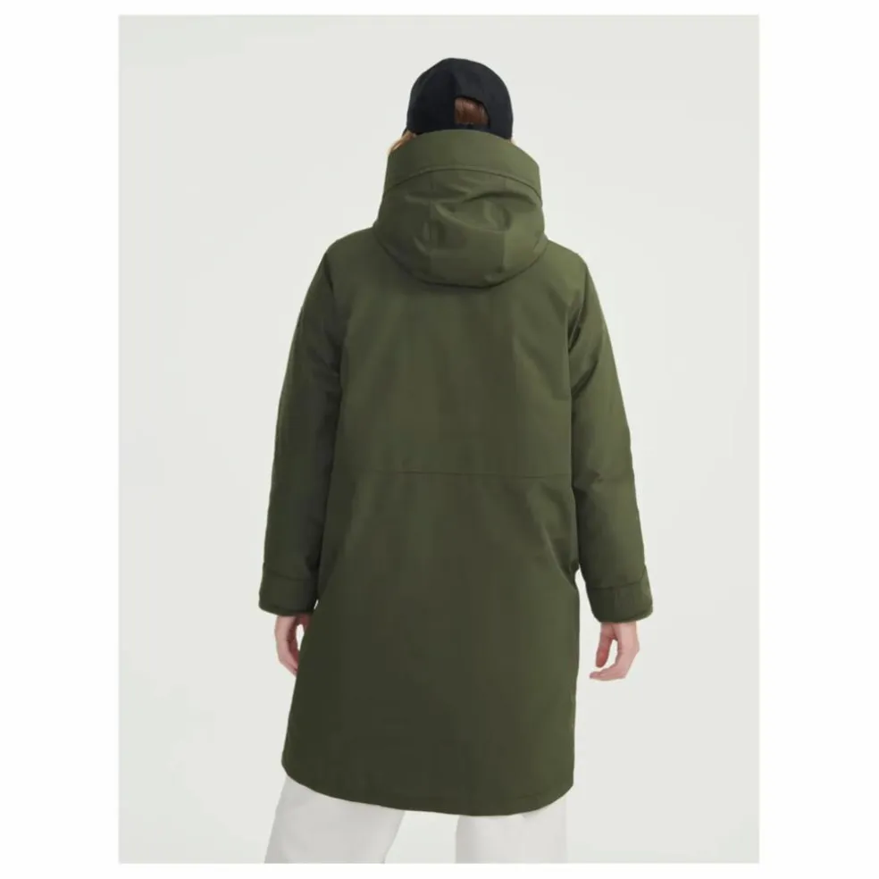 Parka Longue Matelassée Goretex | Vert kaki
