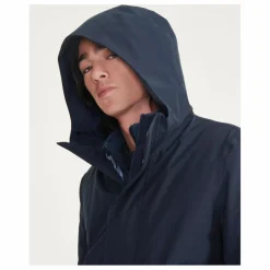 Parka Longue MTD à Capuche Fibres Recyclées | Bleu marine
