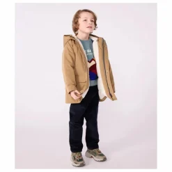 Parka Mi Longue Unie | Marron