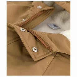 Parka Mi Longue Unie | Marron