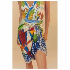 Paréo Tropical Destination | Blanc cassé