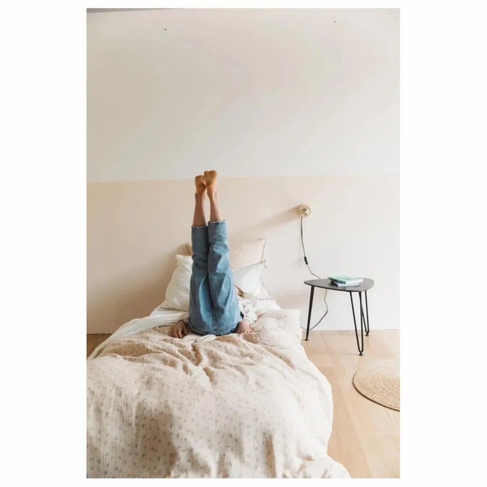 Parure de lit en coton bio | Beige
