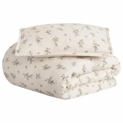 Parure de lit en mousseline de coton Bluebell | Crème