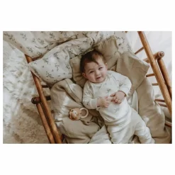 Parure de lit en mousseline de coton Bluebell | Crème