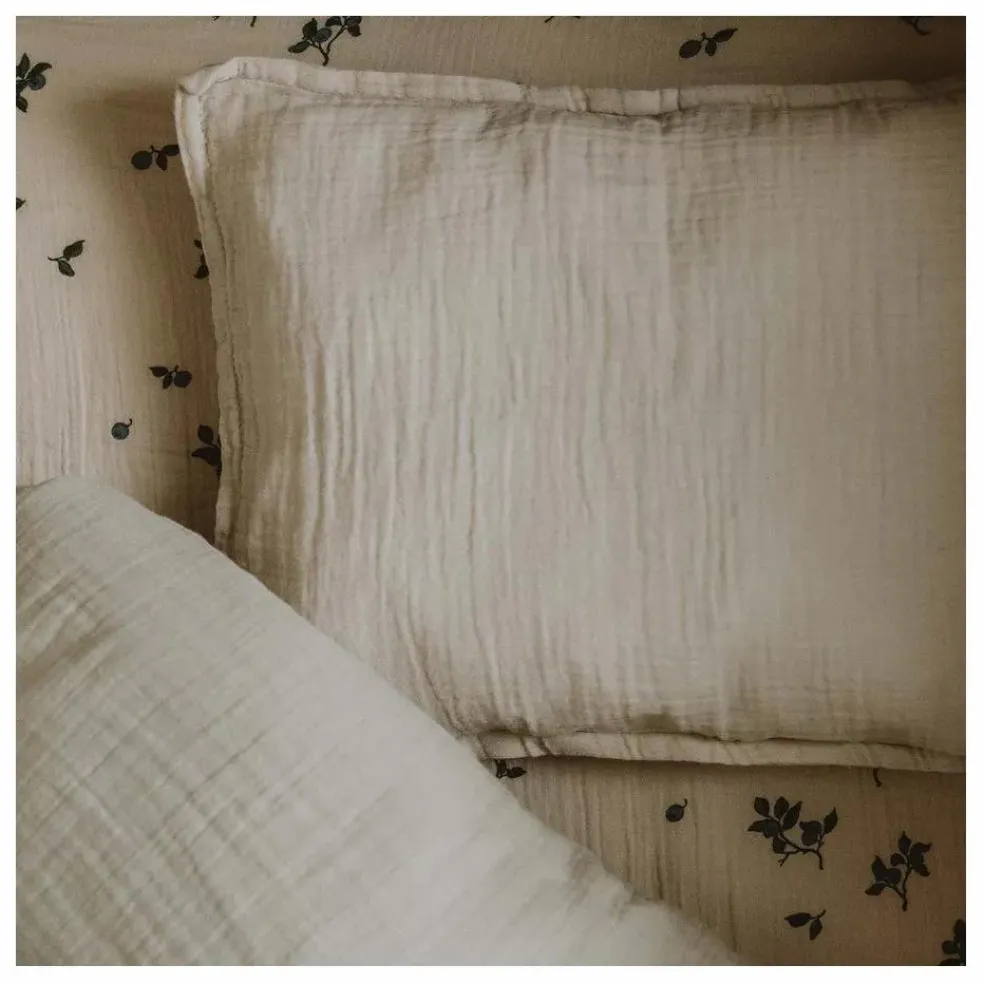 Parure de lit en mousseline de coton