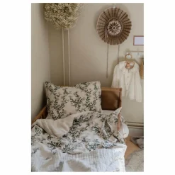 Parure de lit Honeysuckle en mousseline de coton | Ecru