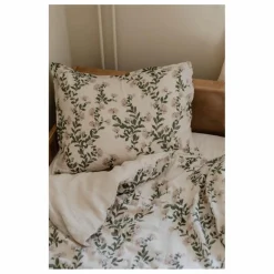Parure de lit Honeysuckle en mousseline de coton | Ecru
