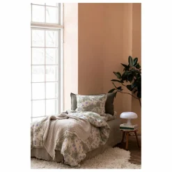 Parure de lit Plumbago en coton bio | Bleu