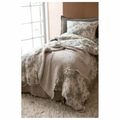 Parure de lit Plumbago en coton bio | Bleu