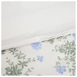 Parure de lit Plumbago en coton bio | Bleu