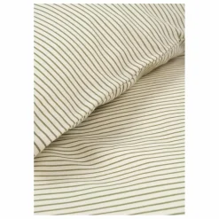 Parure de lit Tea Stripe | Vert kaki
