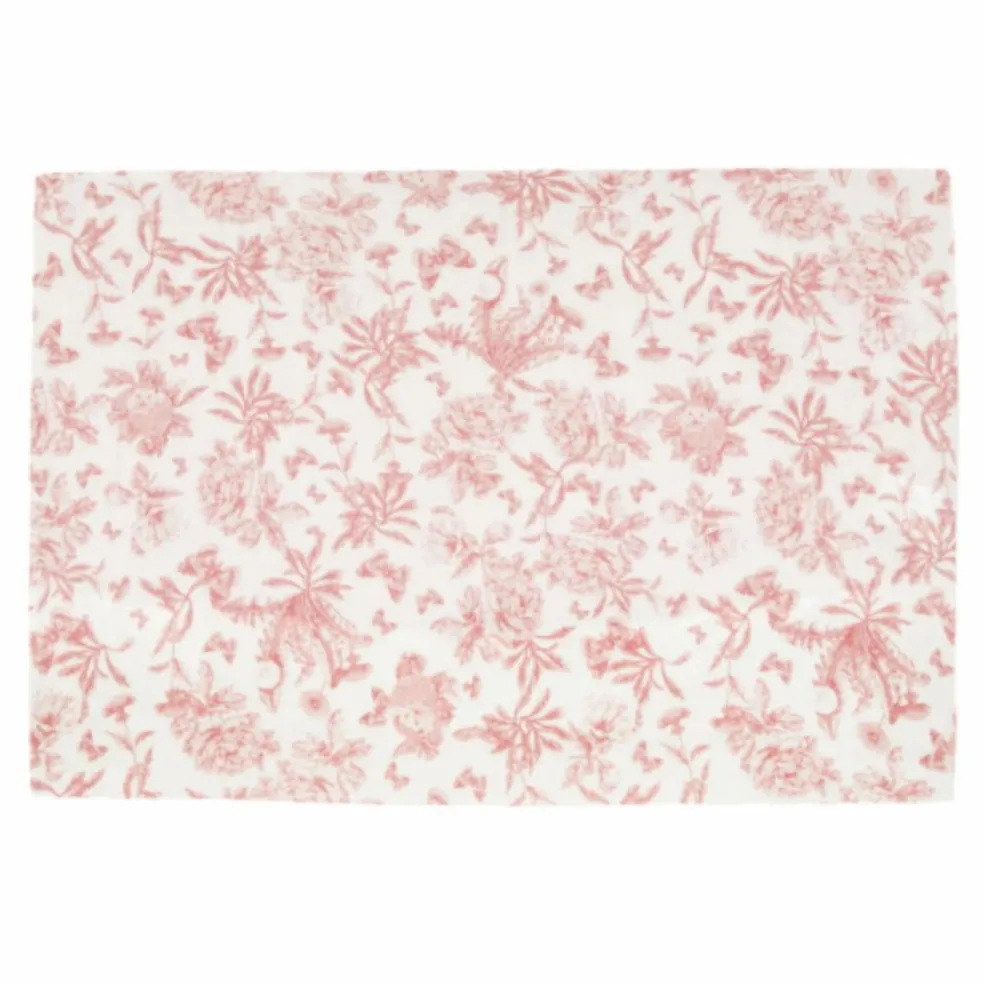 Parure de lit Toile de Jouy | Rose pêche