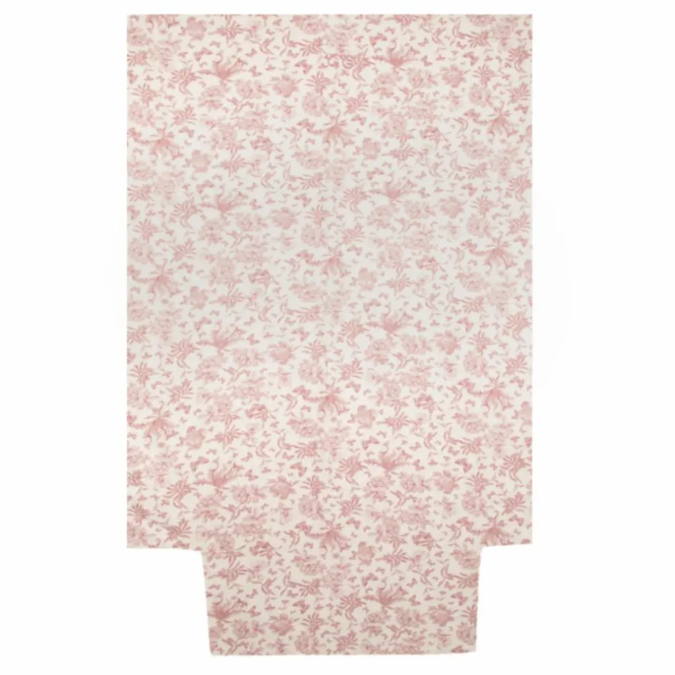 Parure de lit Toile de Jouy | Rose pêche