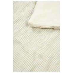 Parure de lit Wabi-Sabi Blue Grid | Bleu