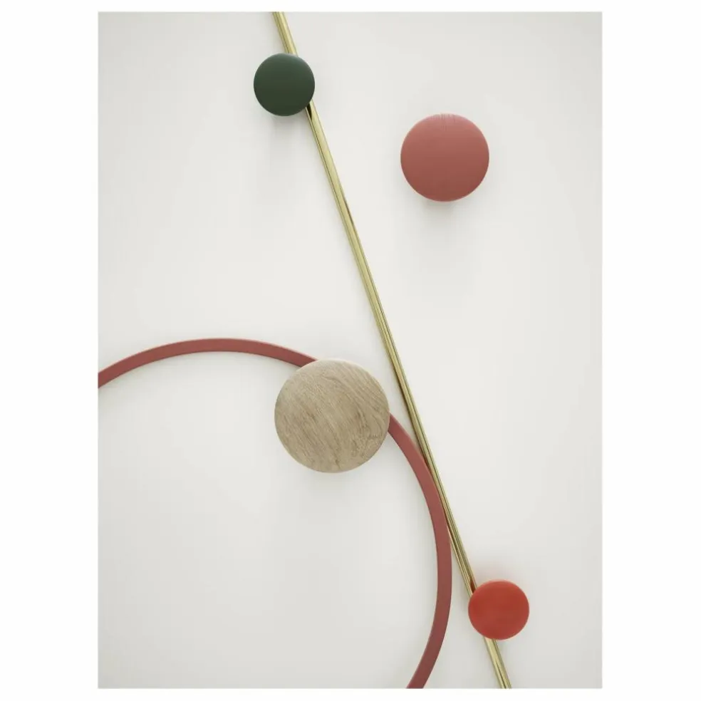 Patère en chêne The Dots | Chêne
