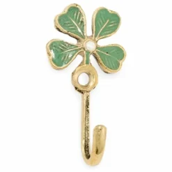 Patère en laiton Lucky Clover | Doré