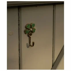 Patère en laiton Lucky Clover | Doré