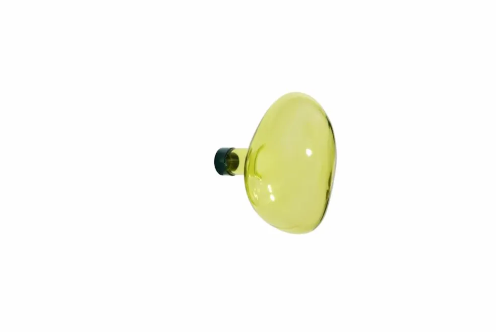 Patère en verre Bubble grande | Vert