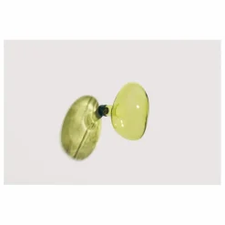 Patère en verre Bubble grande | Vert