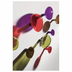 Patère en verre Bubble petite | Violet