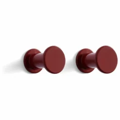 Patères - Set de 2 | Rouge