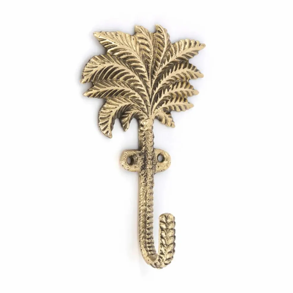 Patères Devi Palmtree en laiton recyclé - Set de 2 | Mordoré