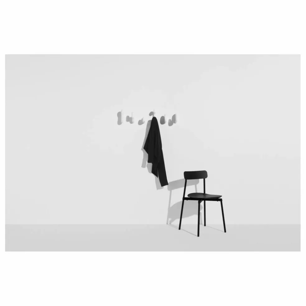 Patères en céramique Klump - Set de 2 | Blanc