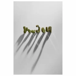 Patères en céramique Klump - Set de 2 | Vert
