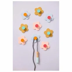 Patères fleur multi