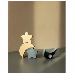 Patères Stars & Moons - Lot de 4 | Bleu