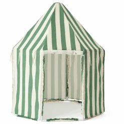 Pavillon en toile de coton et bois | Vert