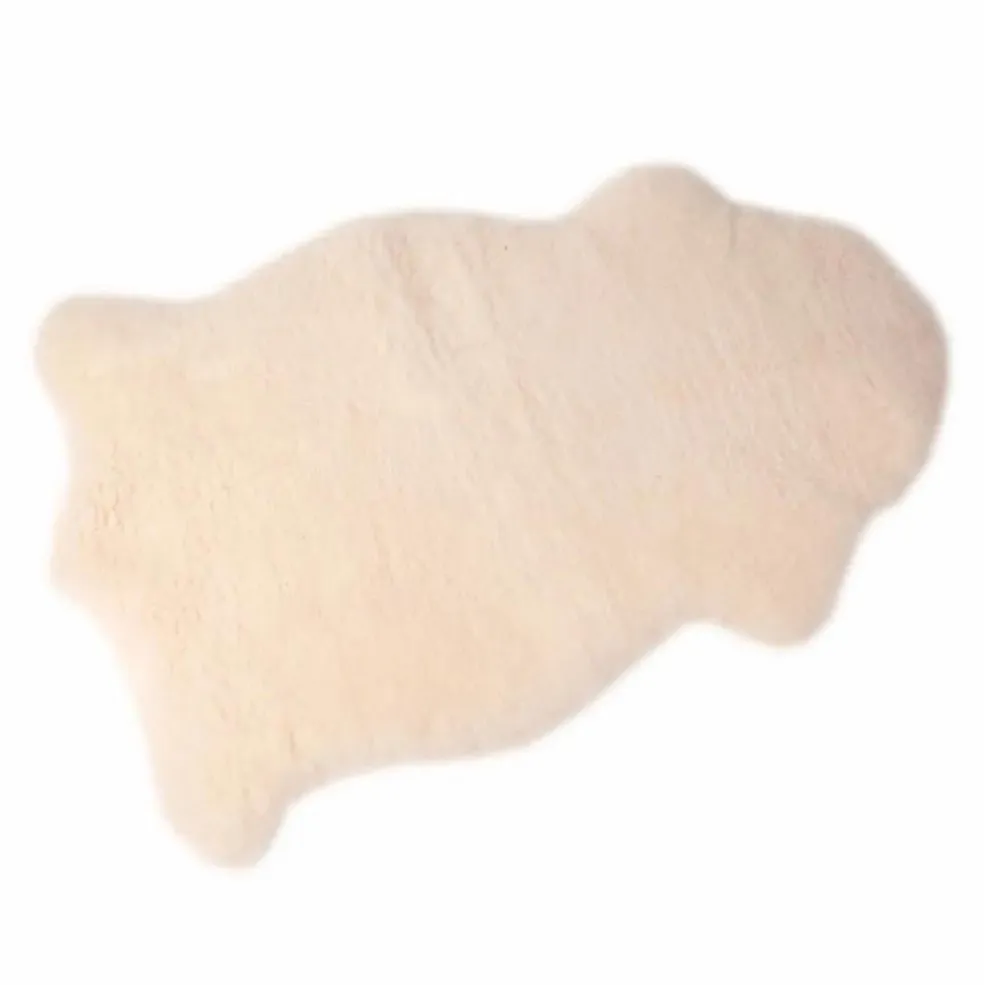 Peau d'agneau bébé Haute laine - Blanc