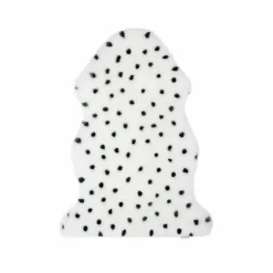 Peau de mouton poil court - 98x62 cm | Dalmatian