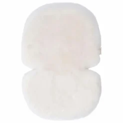 Peau de mouton pour poussette et couffin - 68x44 cm | Chalk