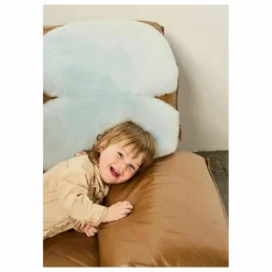 Peau de mouton pour poussette et couffin - 68x44 cm | Bleu