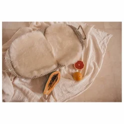 Peau de mouton pour poussette et couffin - 68x44 cm | Milk