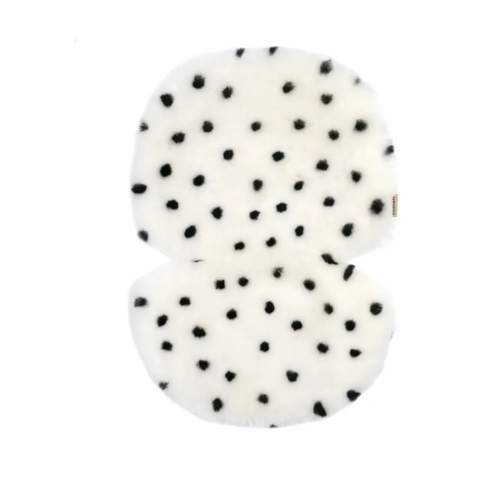Peau de mouton pour poussette et couffin - 68x44 cm | Dalmatian