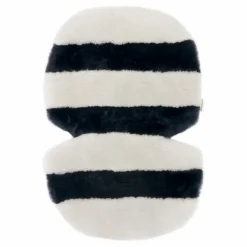 Peau de mouton pour poussette et couffin - 68x44 cm | Half moon stripe