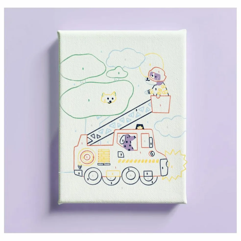 Peinture au numéro enfant - Wouf