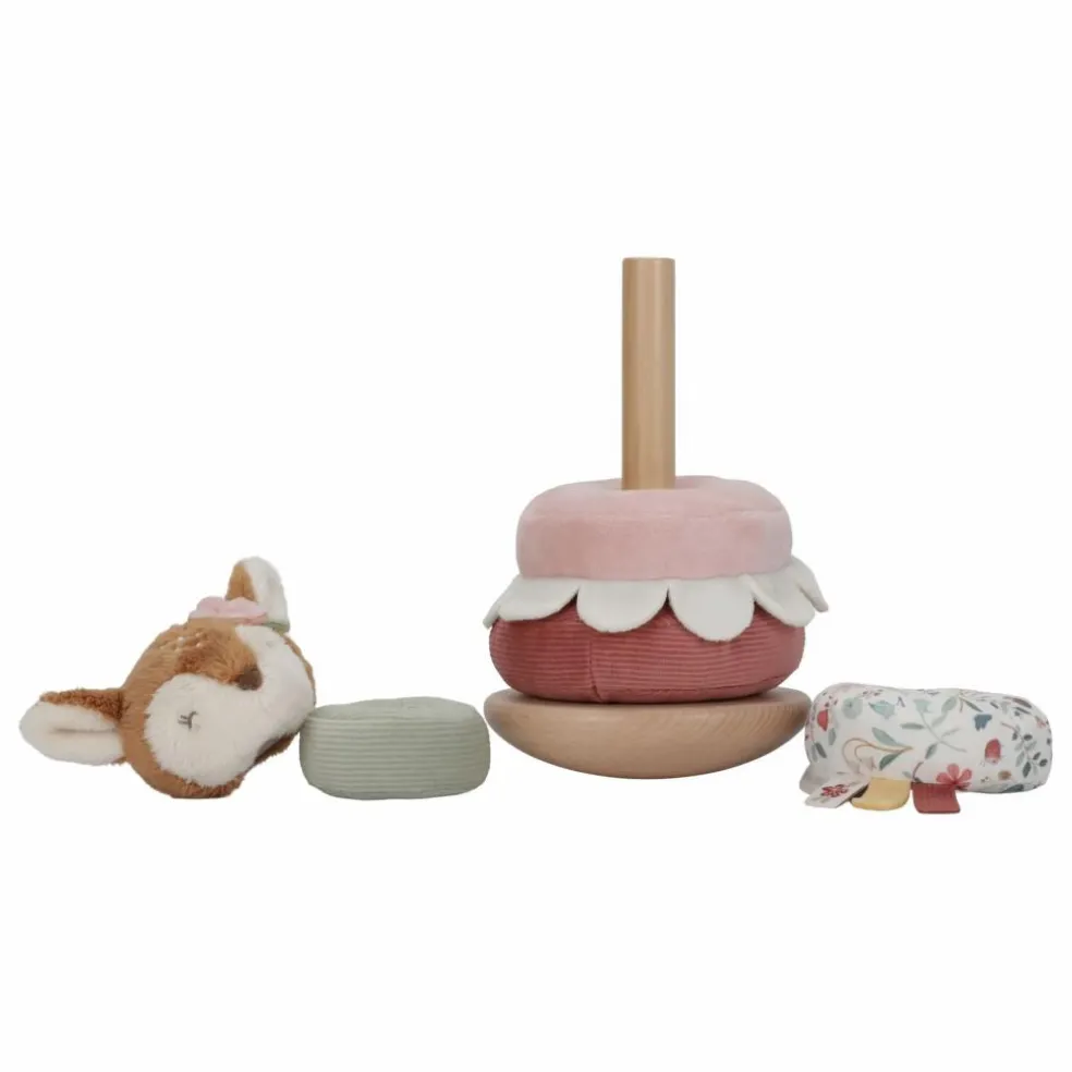 Peluche à empiler Faon FSC - Fairy Garden | Rose