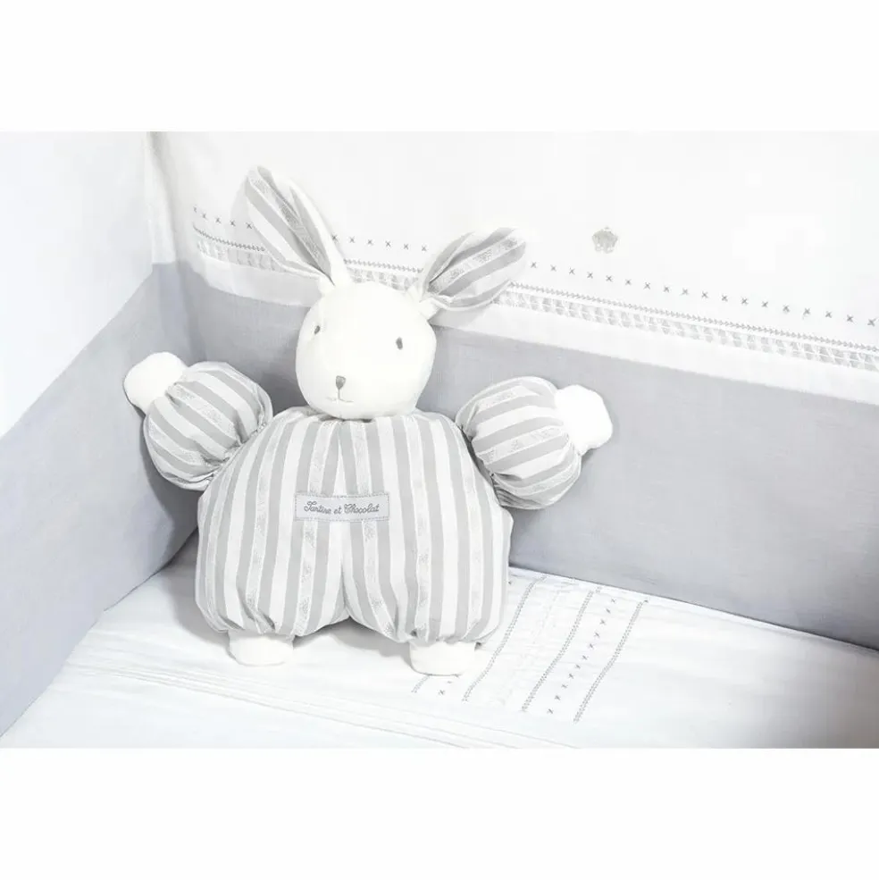 Peluche Augustin le lapin 1977 - 25 cm | Gris