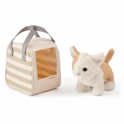 Peluche chaton et son sac