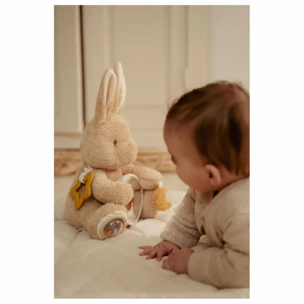 Peluche d'activité Lapin | Crème