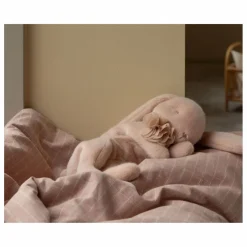 Peluche Lapin dormeur | Rose