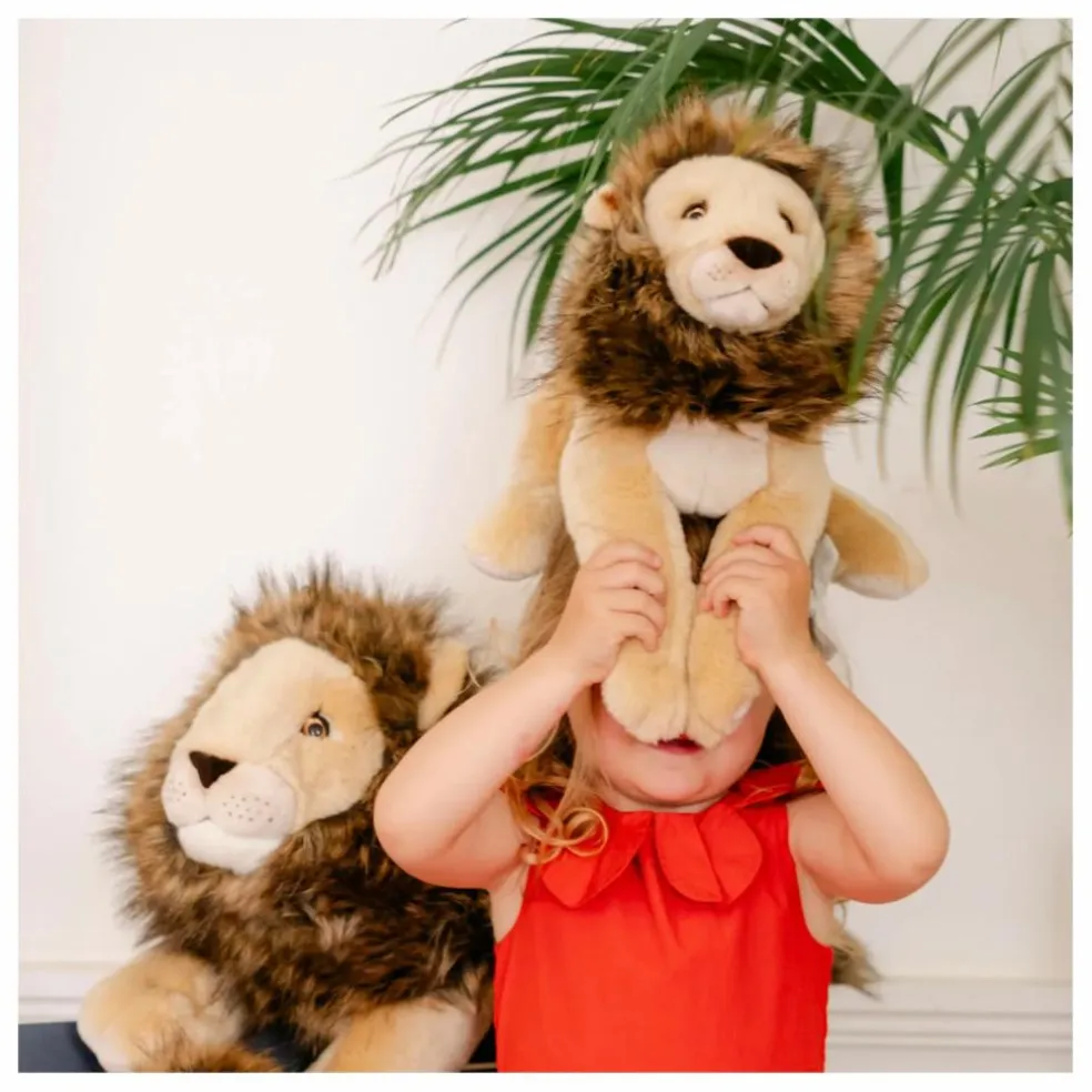 Peluche Lion Melchior 40 cm | Beige