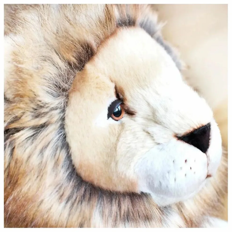 Peluche Lion Melchior 40 cm | Beige