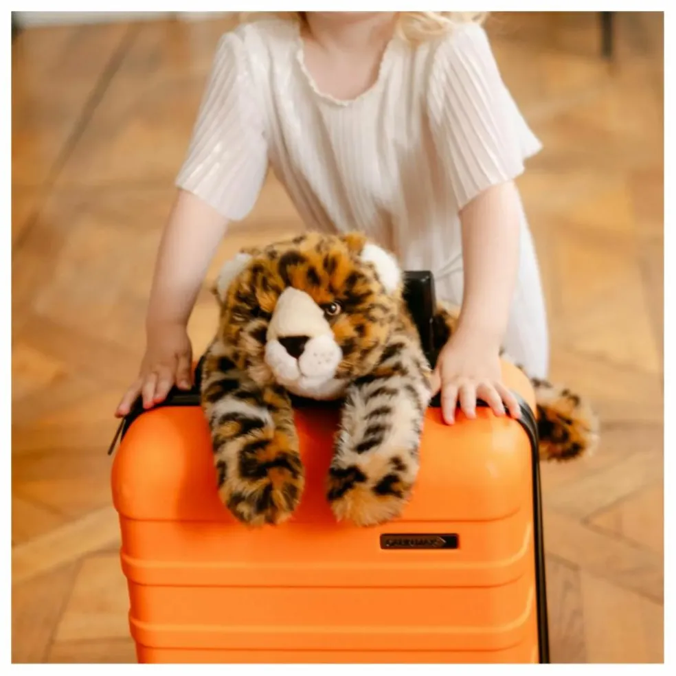 Peluche Léopard Sasha 35 cm | Marron