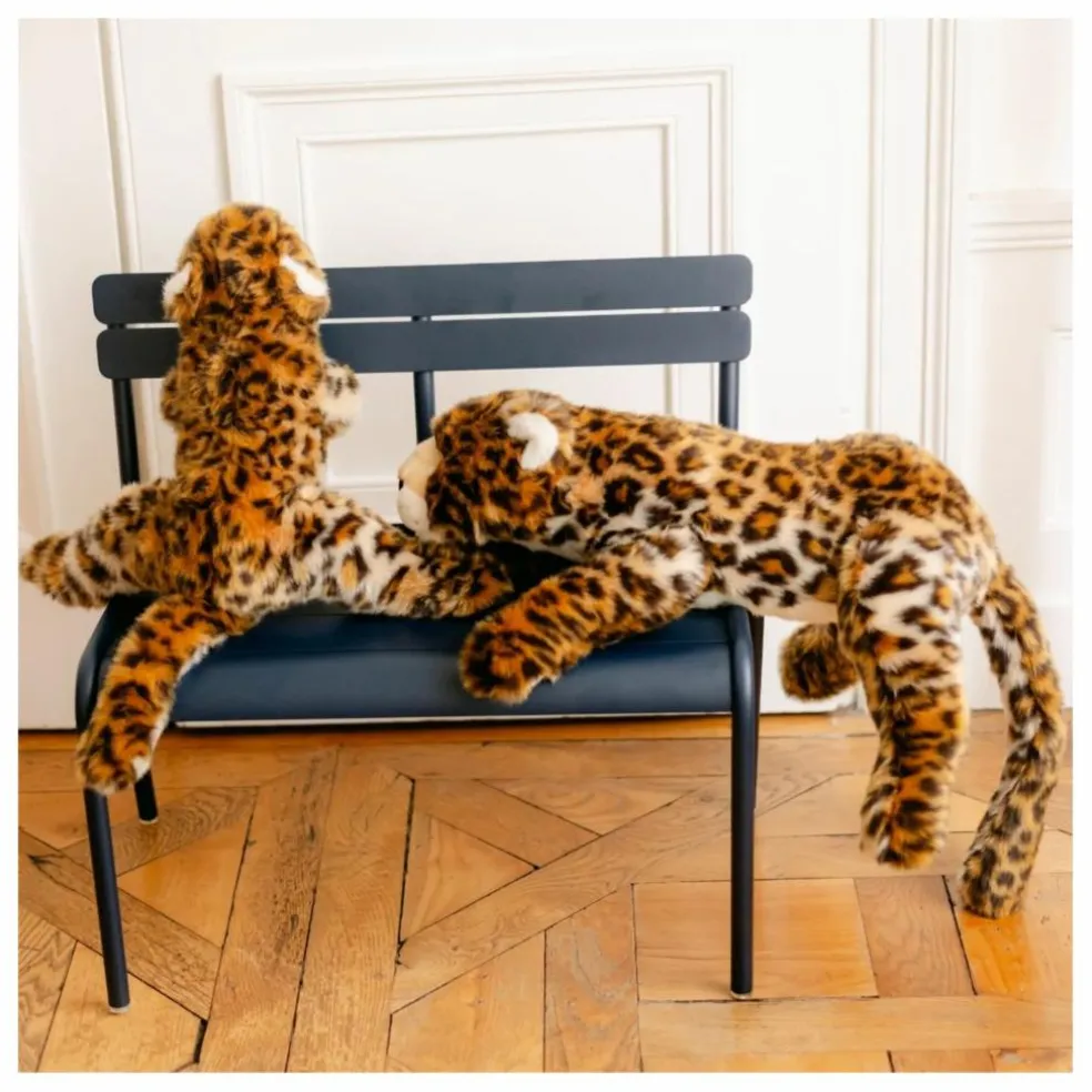 Peluche Léopard Sasha 35 cm | Marron