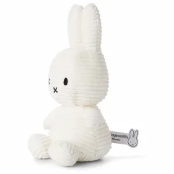 Peluche Miffy en velours côtelé | Ecru